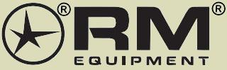 RM Equipment logo.  RM Equipment manufactures the M203 40mm grenade launcher as the M203PI.